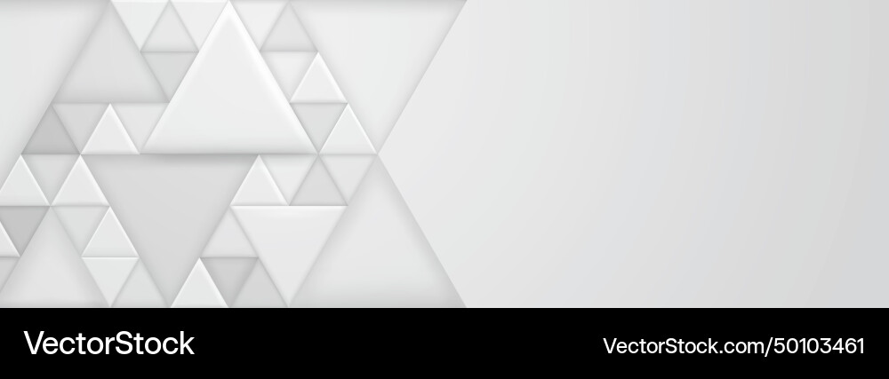 Abstract background with triangular shapes vector image