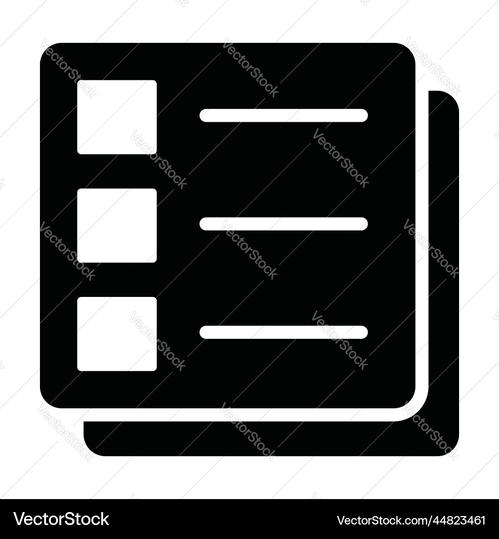 Form icon user interface as a simple sign Vector Image