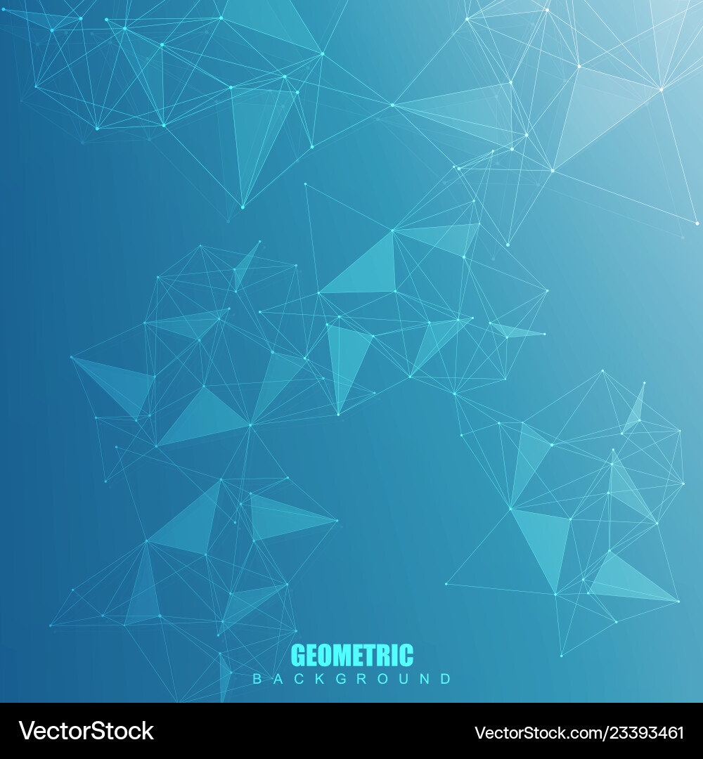 Geometric abstract background with connected line Geometric abstract background with connected line vector image