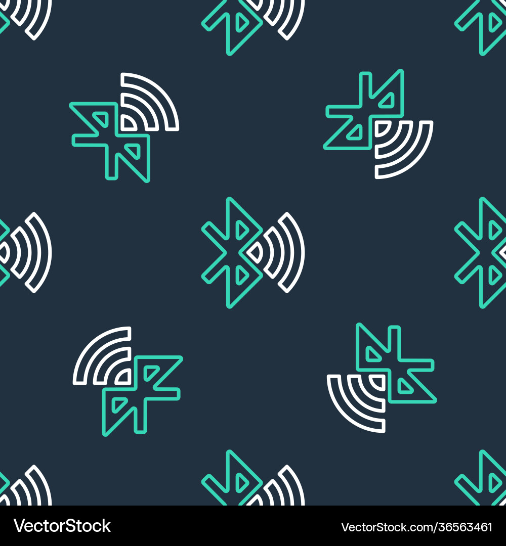 Line bullet icon isolated seamless pattern Line bullet icon isolated seamless pattern vector image