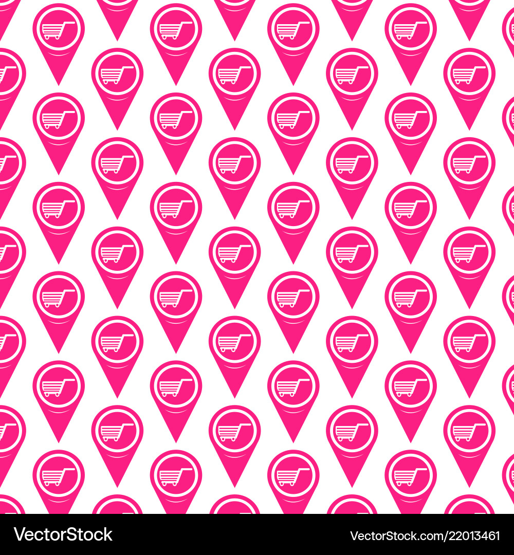 Pattern background map pointer icon Vector Image