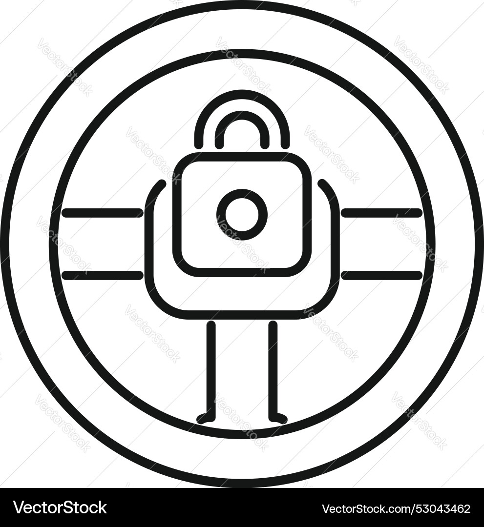 Secure connection showing a locked cpu Secure connection showing a locked cpu vector image