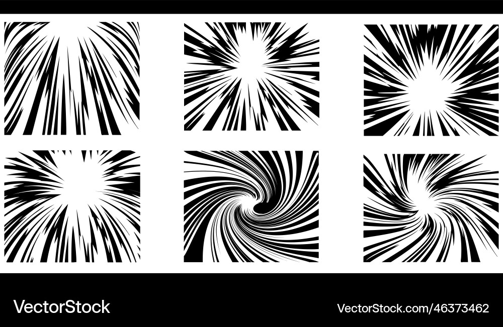 Set of backgrounds from dynamic lines motion Set of backgrounds from dynamic lines motion Vector Image