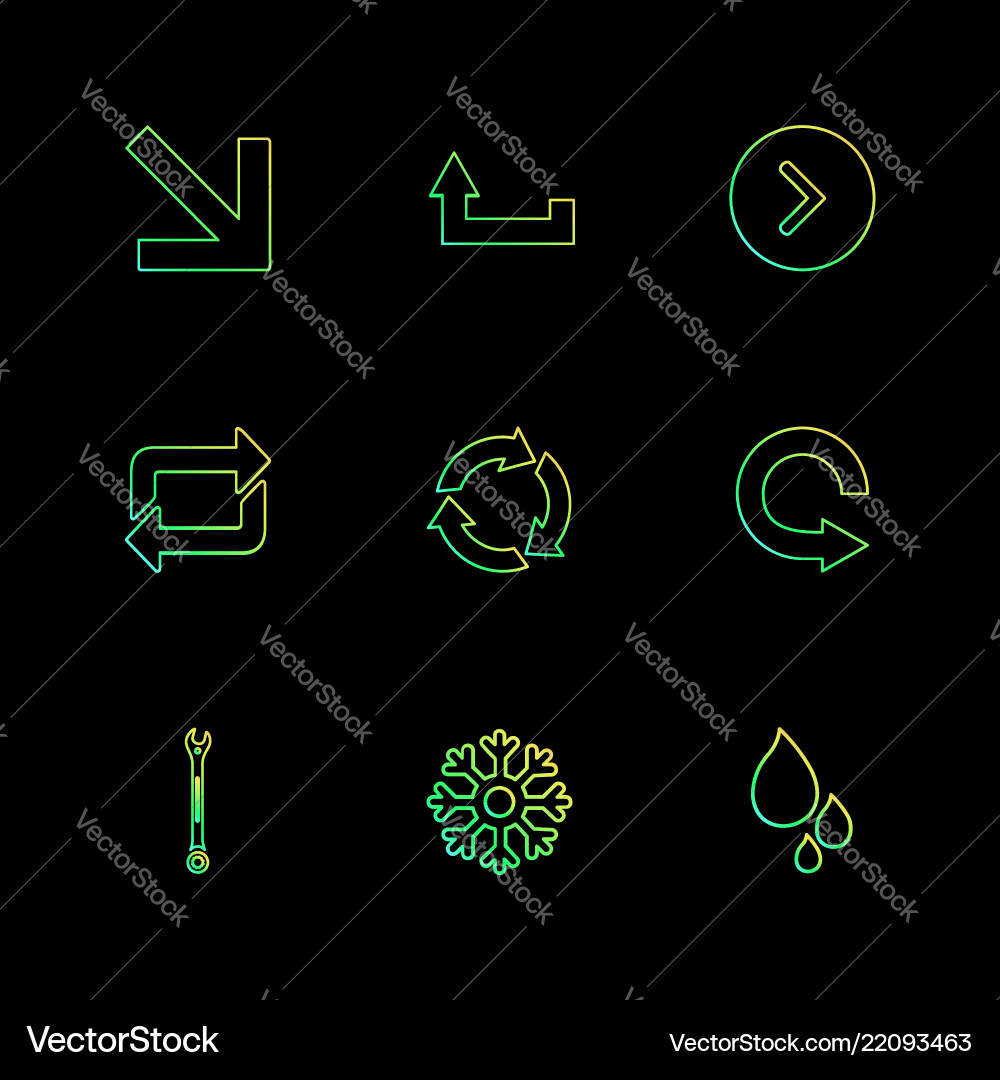 Arrows directions pointer arrow user vector image