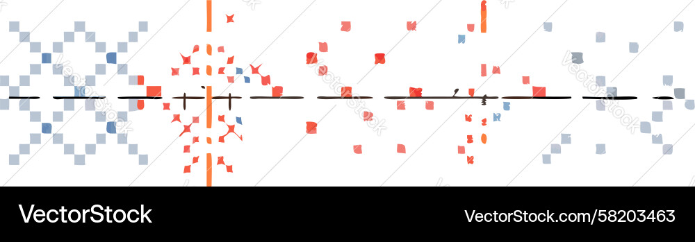 Data Grid Abstract Pattern Vector Image