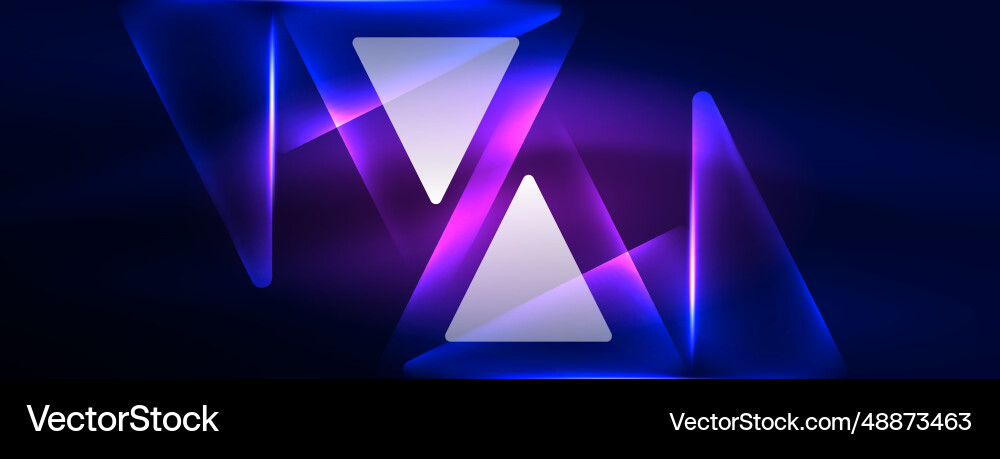Neon lights hacking geometric background virtual Neon lights hacking geometric background virtual vector image