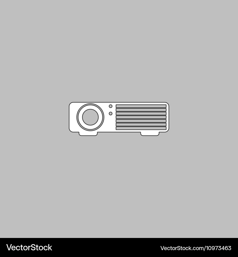 Projector computer symbol Vector Image