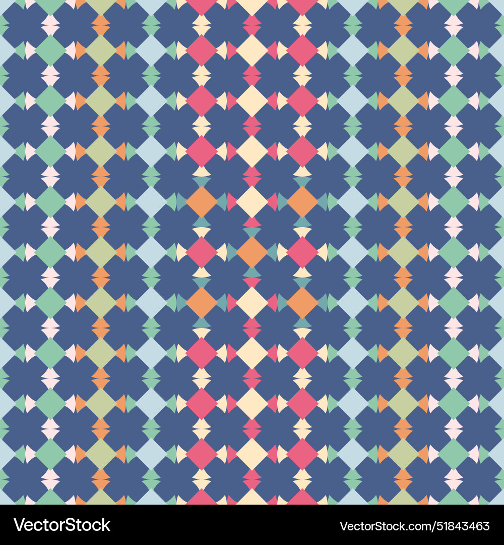 Seamless pattern diamond and cog modified shape Seamless pattern diamond and cog modified shape Vector Image