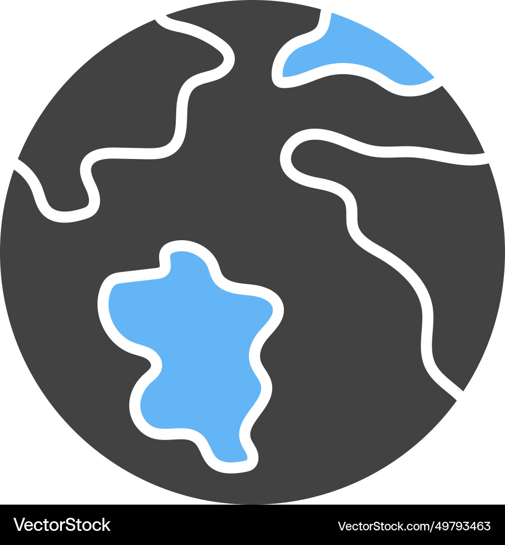 World map icon image Vector Image