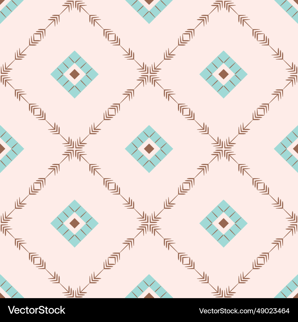 Aztec ethnic seamless pattern simple native vector image