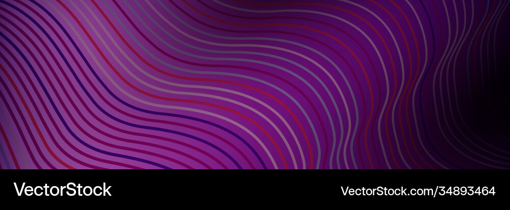 Banner wave lines pattern an abstract stripe Vector Image