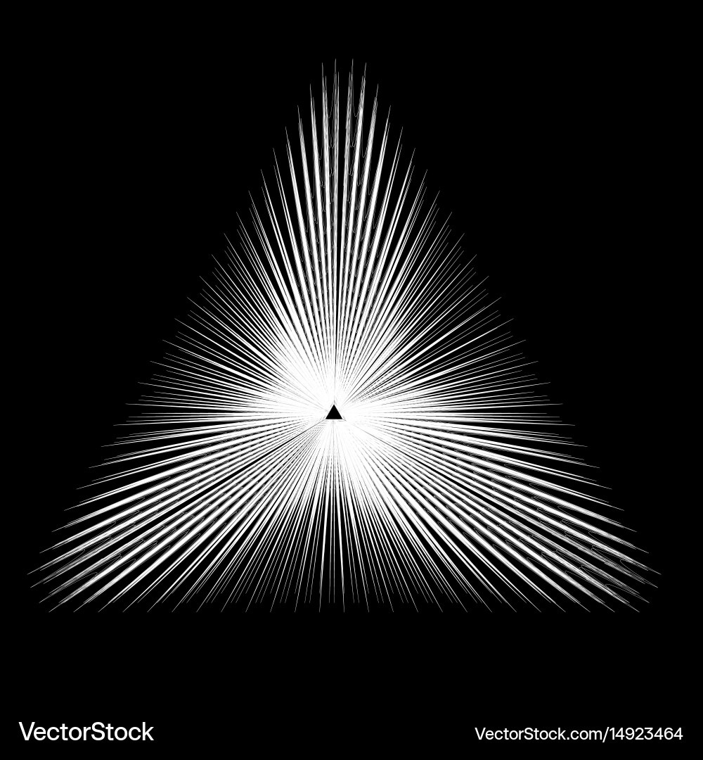 Dynamic Triangle Pattern Vector Image