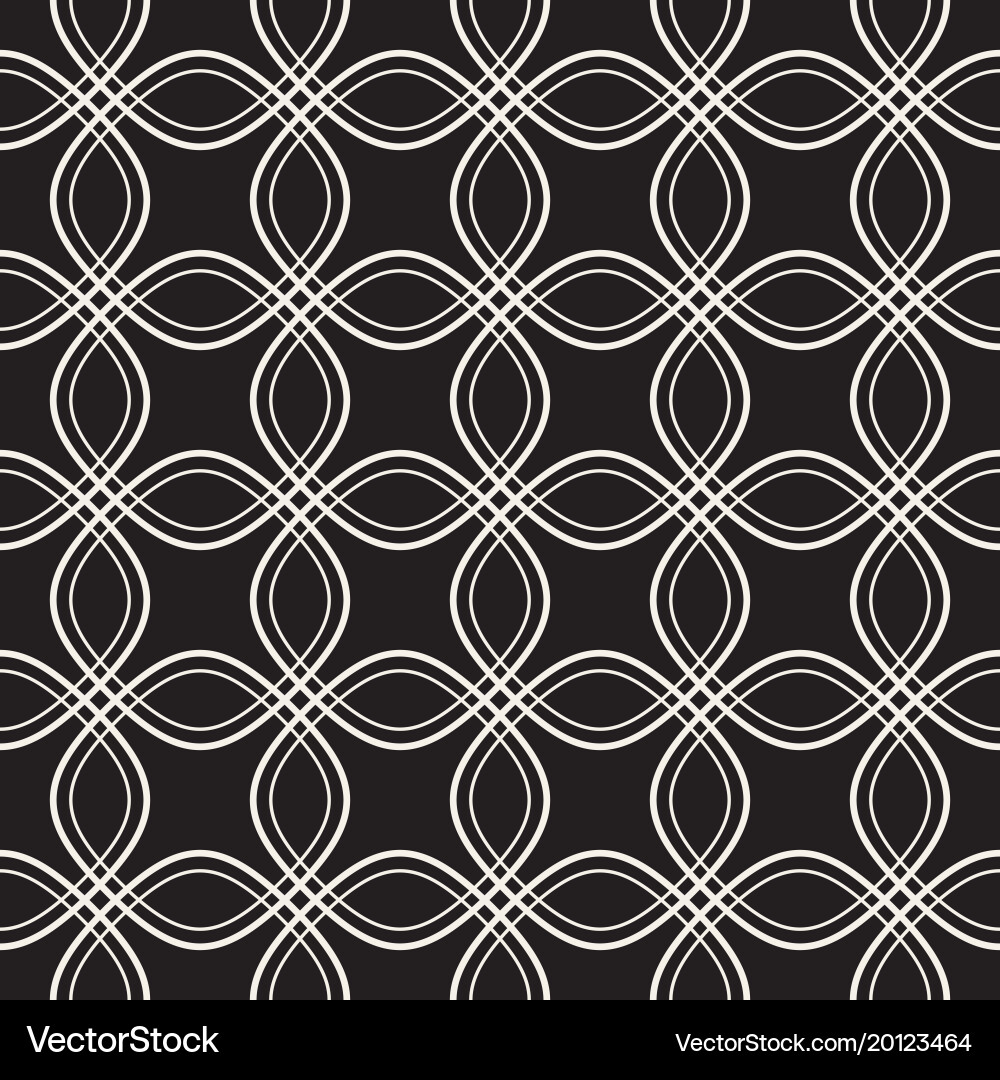 Elegant Linear Lattice Pattern vector image