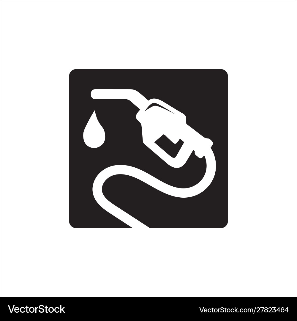 Gas Tankstelle Icon Design Benzin Gas Tankstelle Icon Design Benzin vektorbild