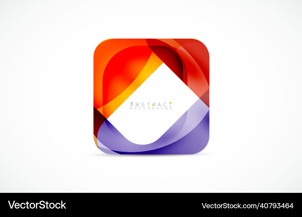 Minimal background abstract square shape Minimal background abstract square shape vector image