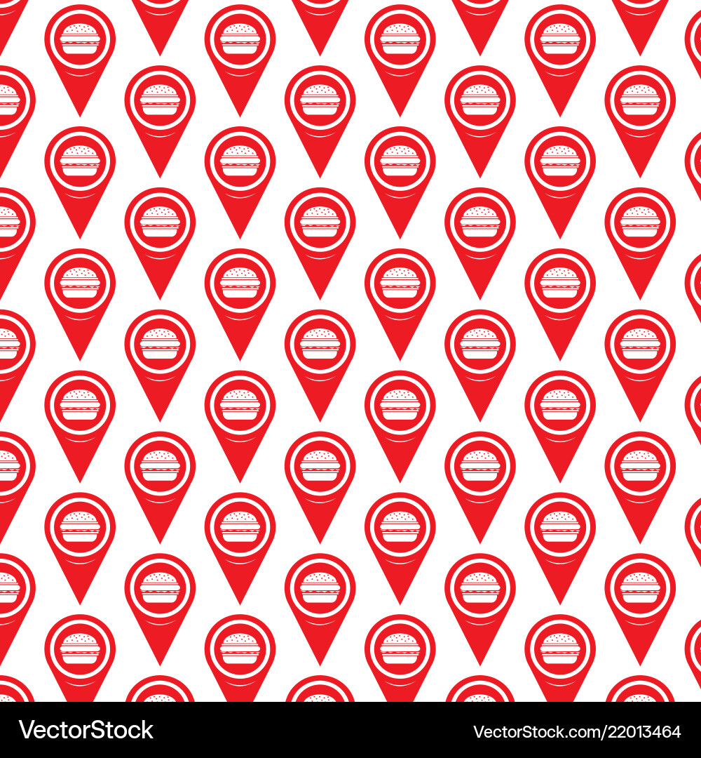 Muster Hintergrund Map Zeiger-Symbol Vektorbild