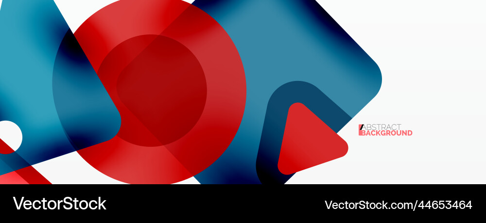 Primitive geometric shapes - line triangle Vector Image
