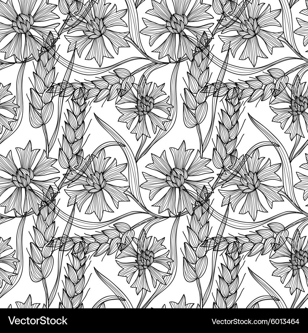 Seamless pattern vector image