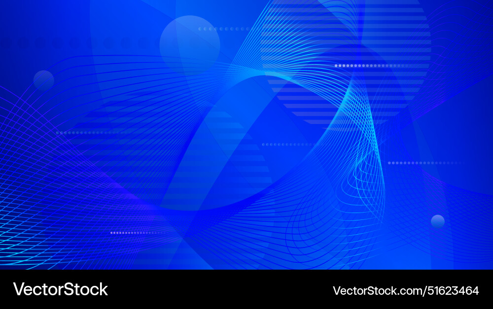 Shapes created with lines in the space Vector Image