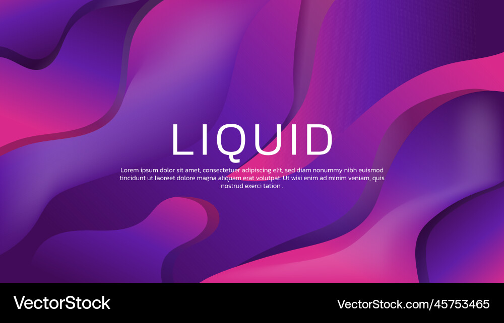 Abstract 3d liquid gradient background with soft Abstract 3d liquid gradient background with soft Vector Image