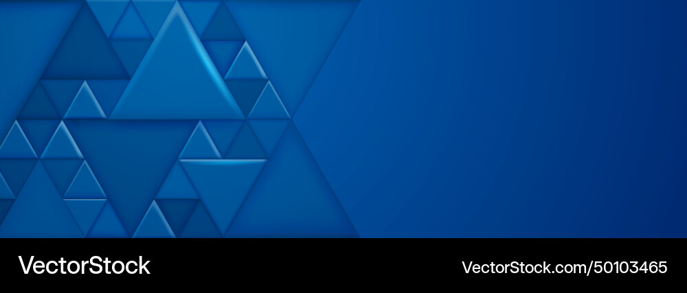 Abstract background with triangular shapes vector image