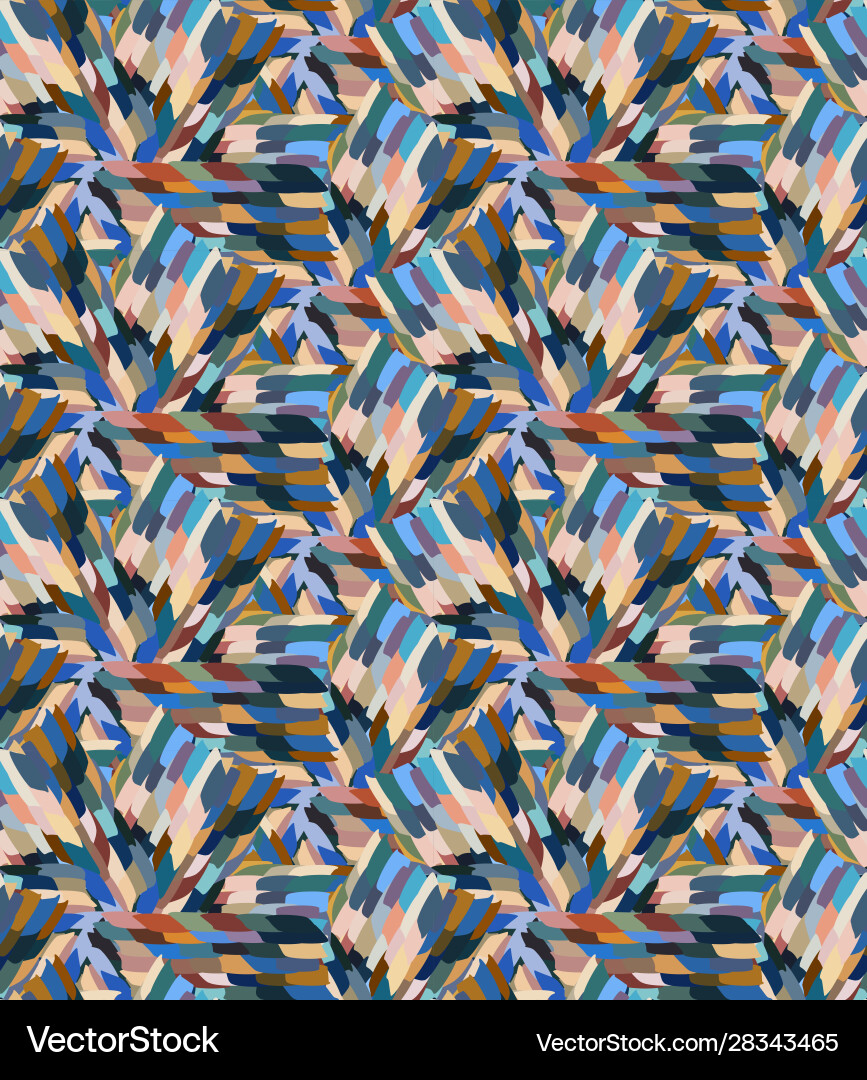 Seamless pattern boho mosaic texture blend Seamless pattern boho mosaic texture blend vector image