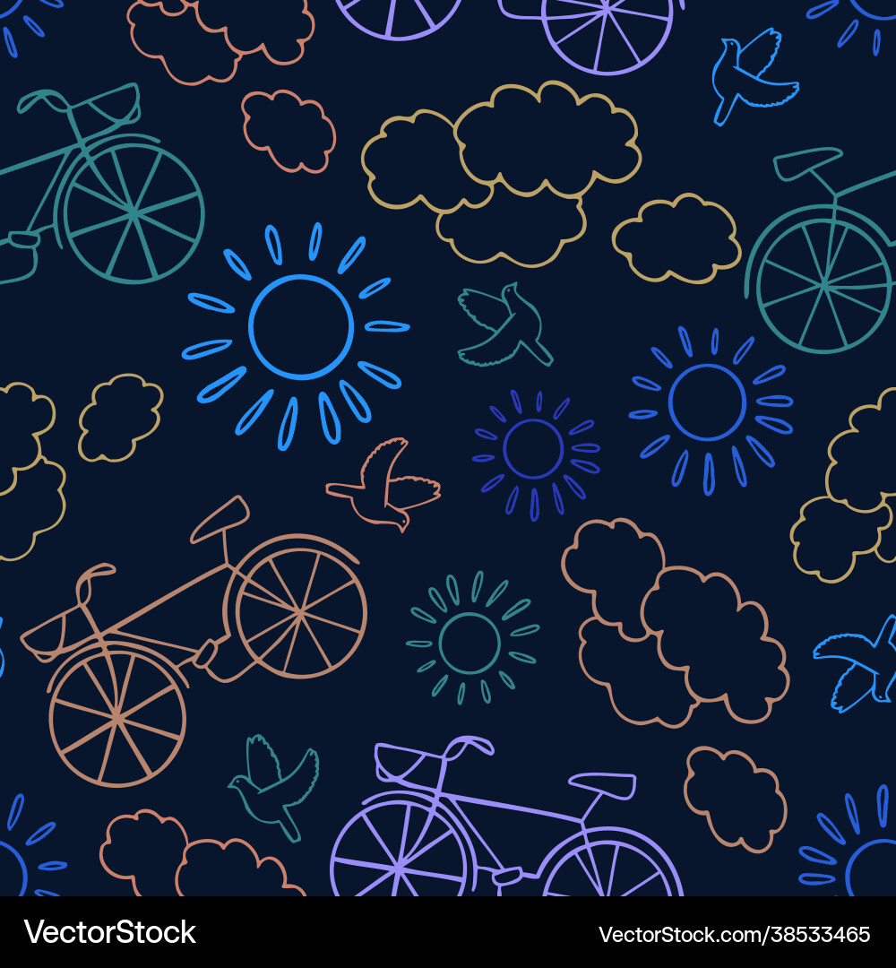Seamless pattern lined colorful design Seamless pattern lined colorful design Vector Image