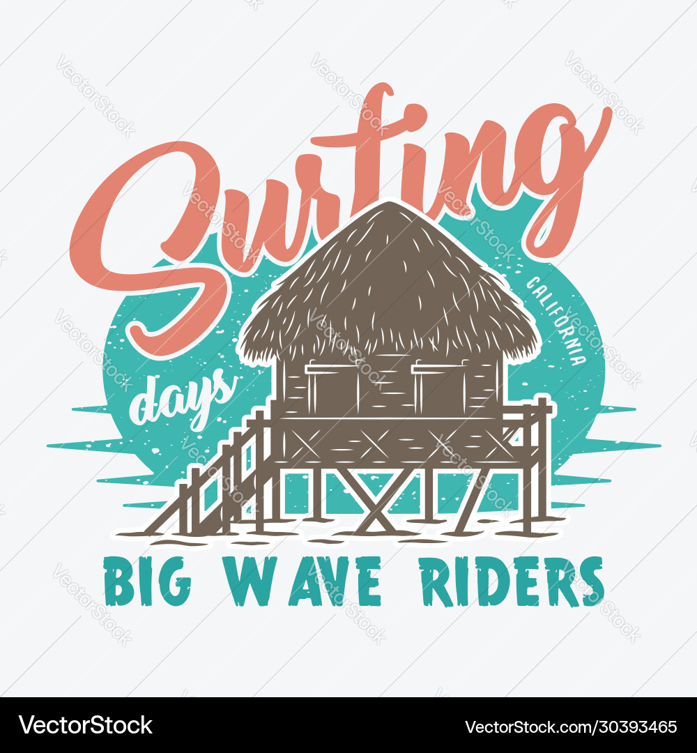 Silhouette a bungalow standing on water Silhouette a bungalow standing on water vector image