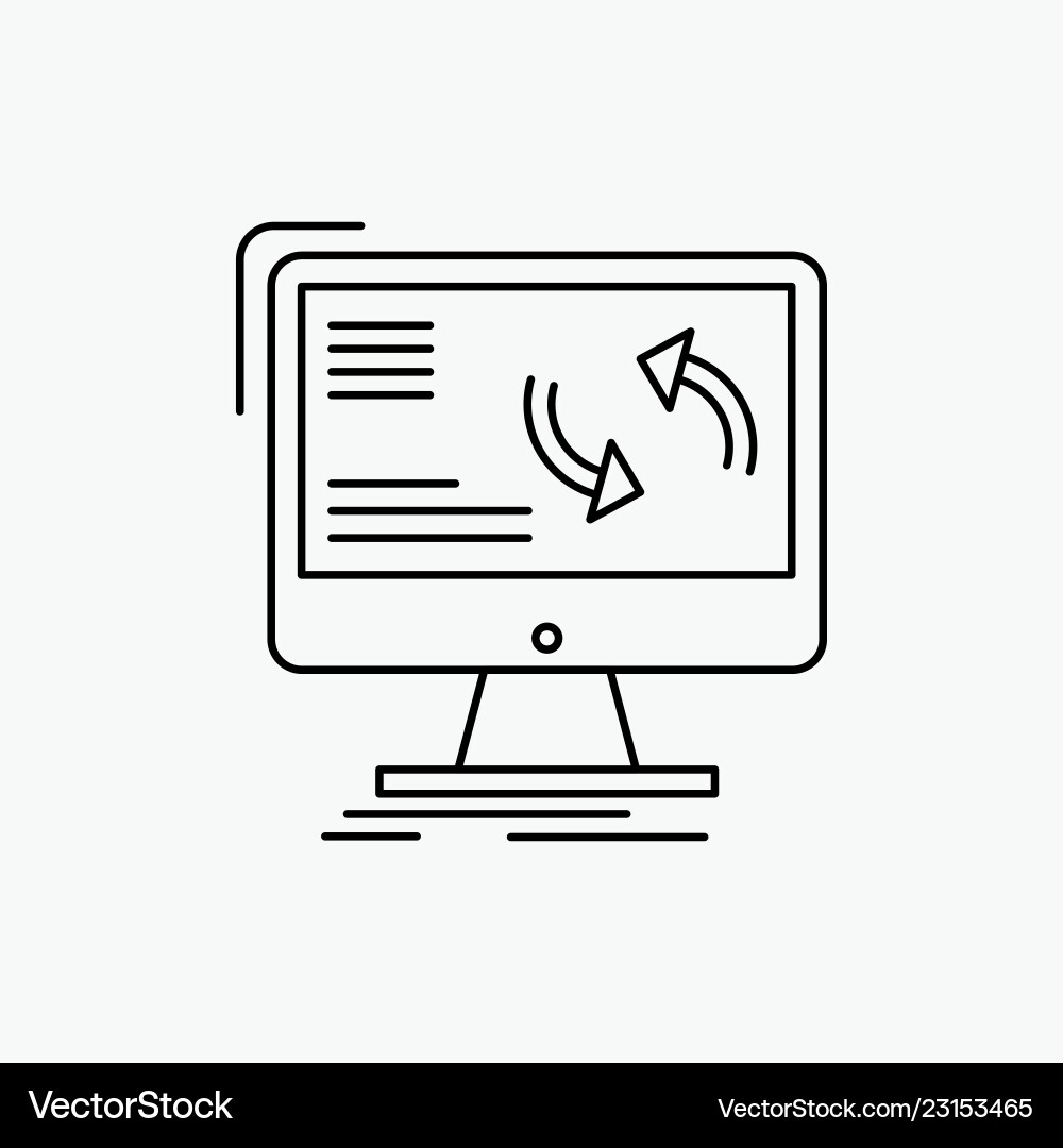 Synchronisieren von Informationsdaten-Computern Synchronisieren von Informationsdaten-Computern vektorbild