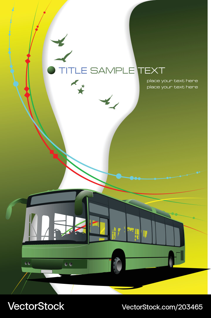 Vehicle template background Vector Image