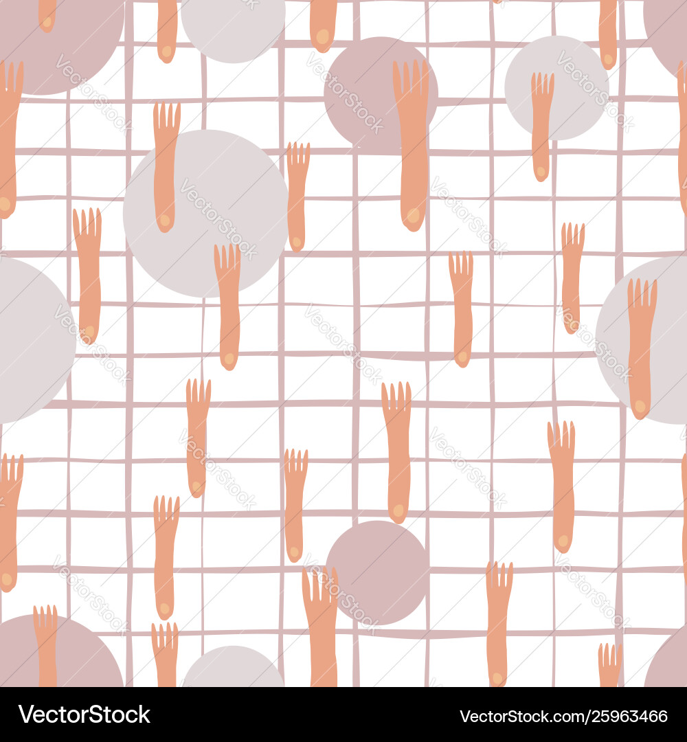 Fork hand draw seamless pattern background Fork hand draw seamless pattern background vector image