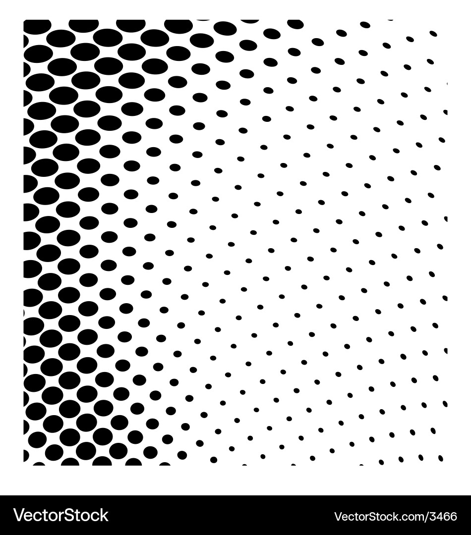 Halftone Dot Pattern vector image