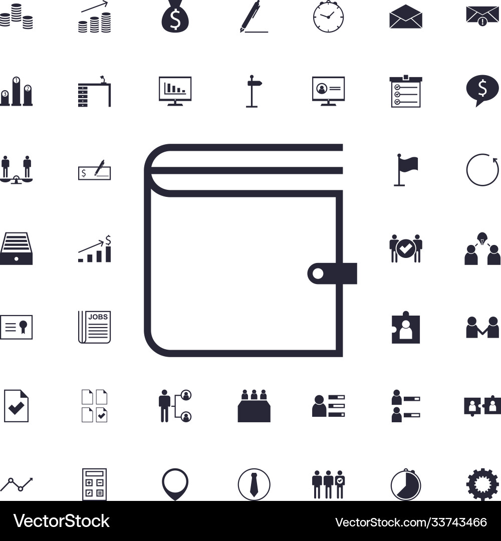 Notebook icon vector image