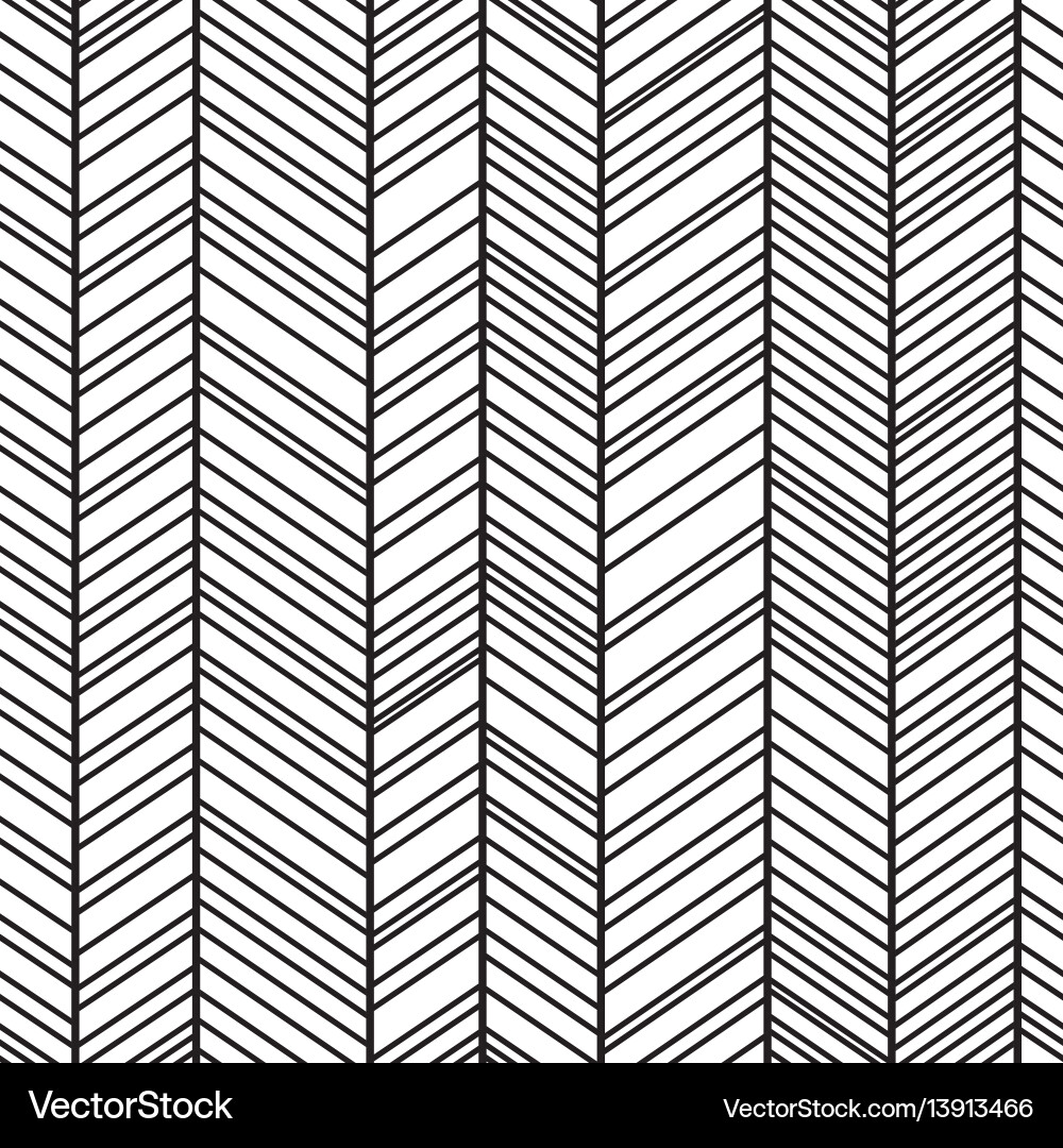 Zigzag Chevron Pattern vector image