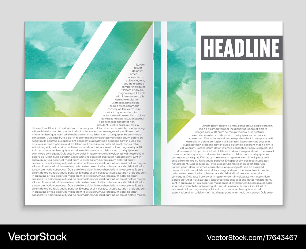 Abstract layout background set for art Vector Image