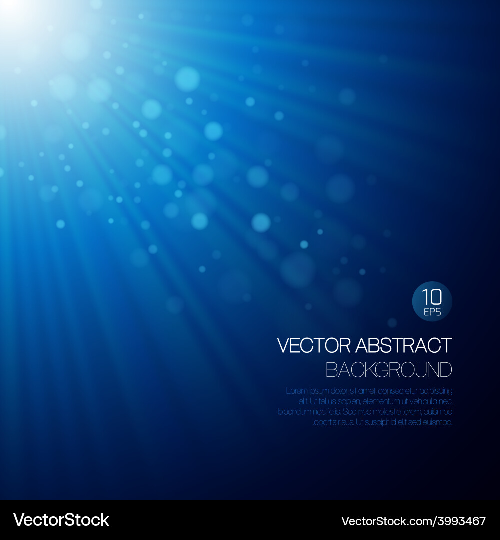 Background with glowing rays vector image