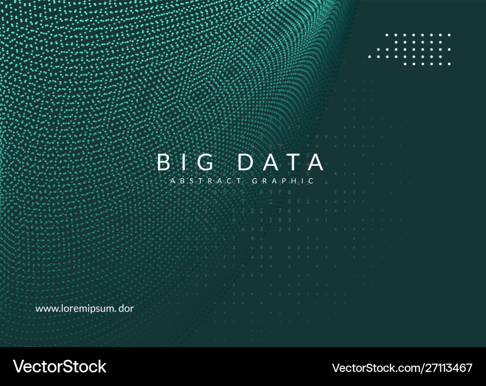 Digital Tech Abstract Background Vector Image