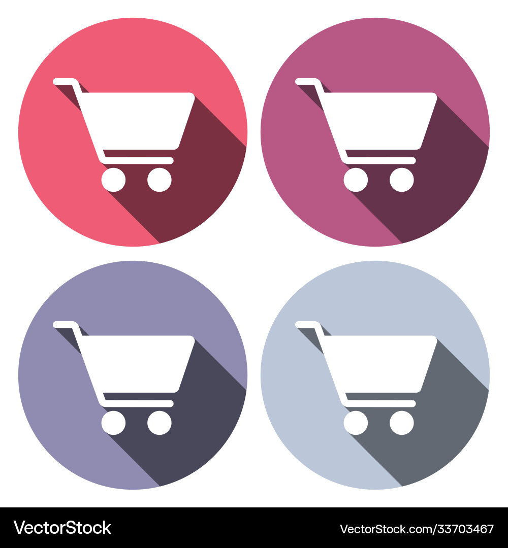 Flat icons for web and mobile applications vector image