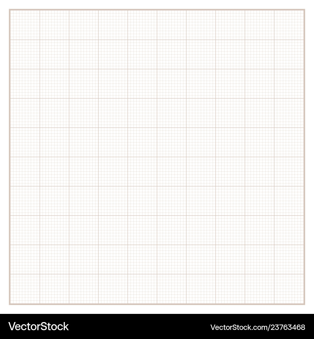 Engineering Graph Paper - Metric Grid vector image