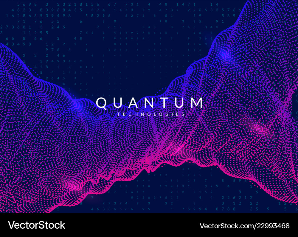 Quantum computing background technology for big Vector Image