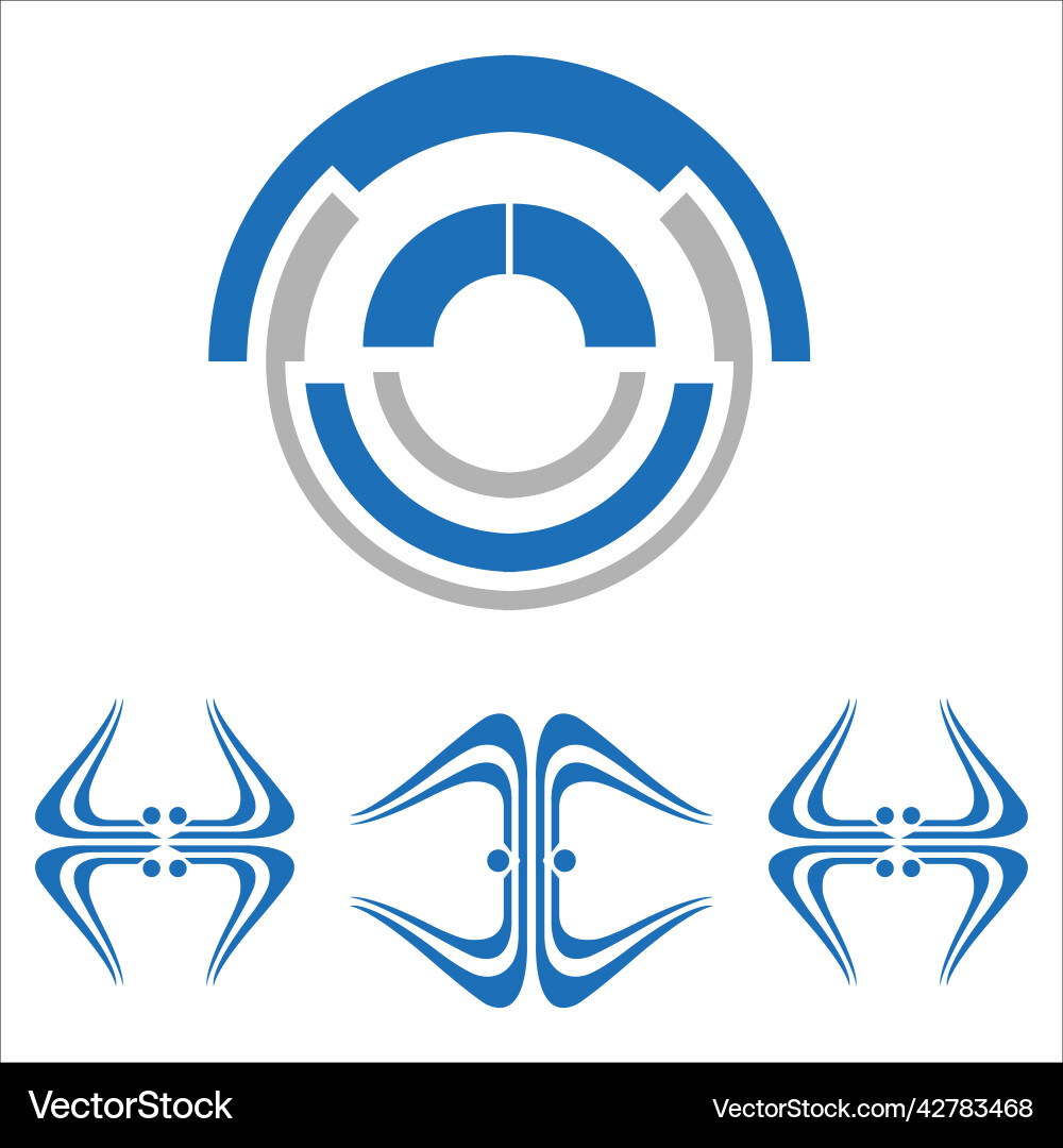 Symbols and objects for your designs Vector Image