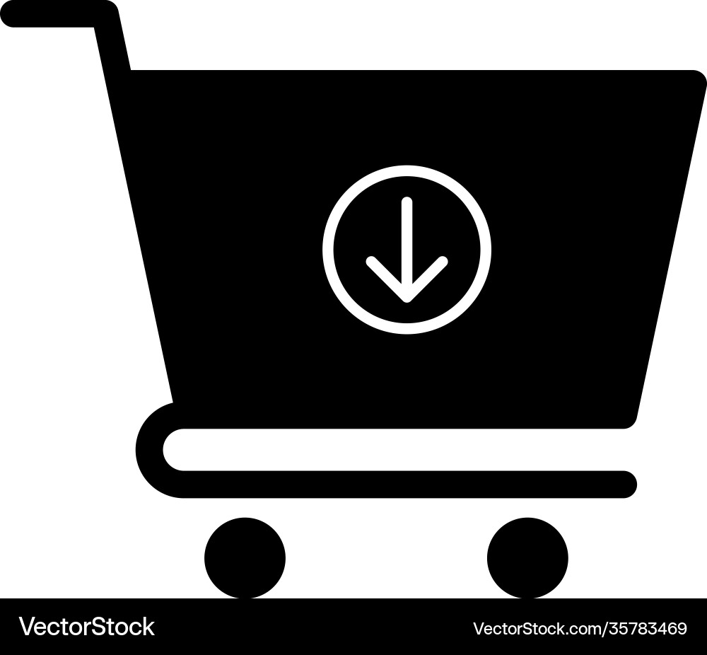 Add to cart icon vector image