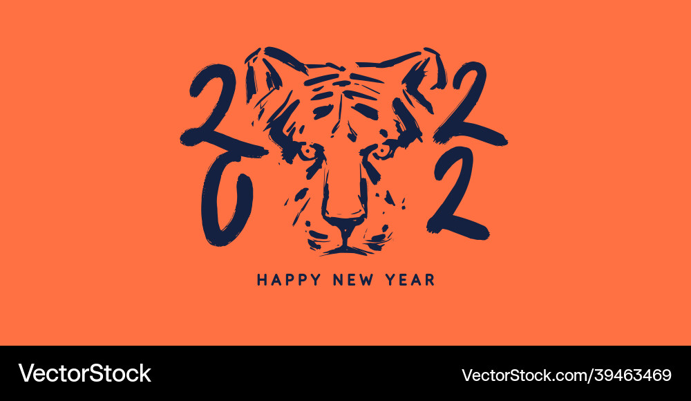 Background with the inscription happy new year Background with the inscription happy new year vector image