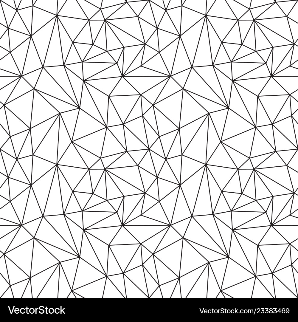 Geometric Seamless Triangle Pattern vector image