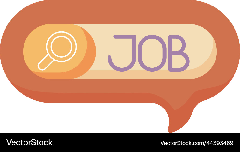Job search button web Vector Image