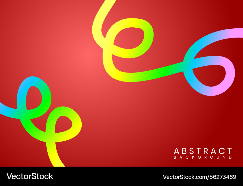Lines with color gradient Vector Image