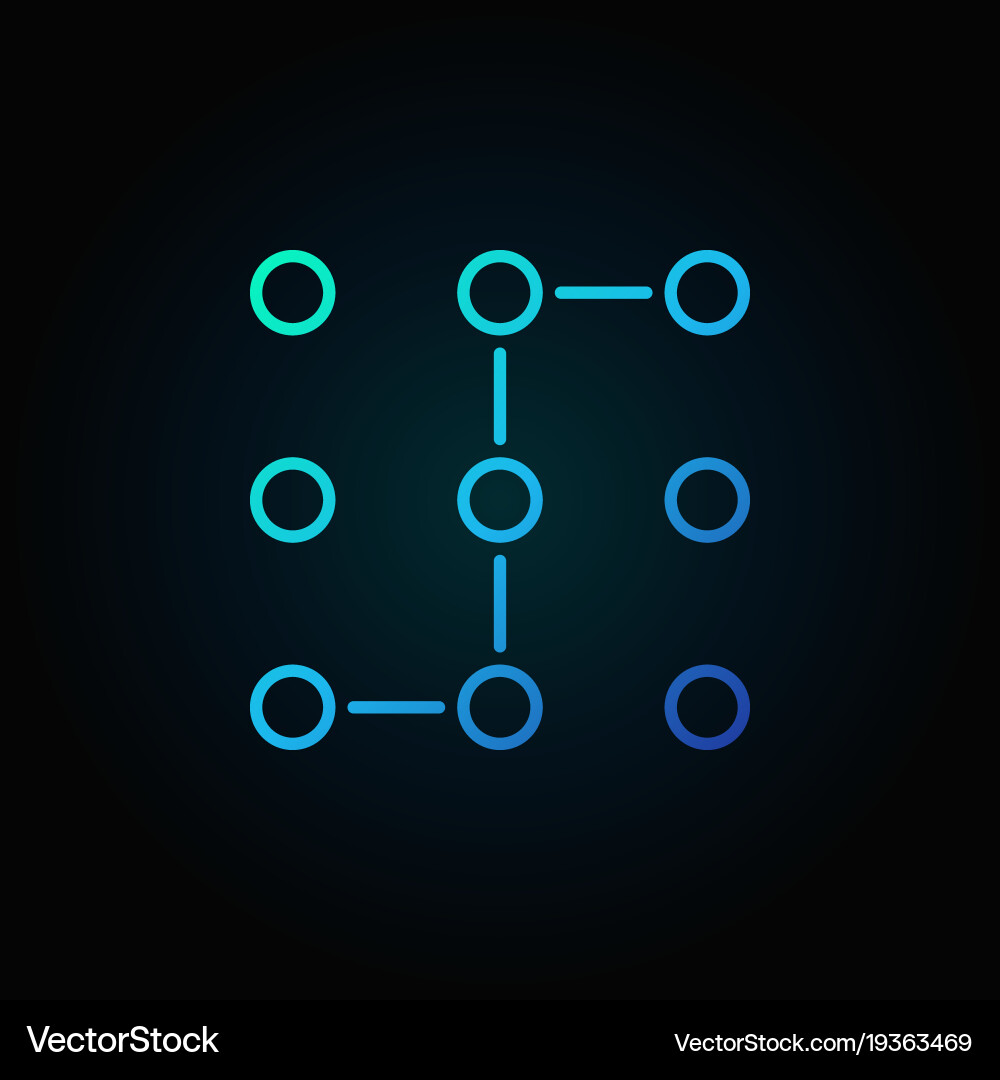 Neural Network Concept vector image