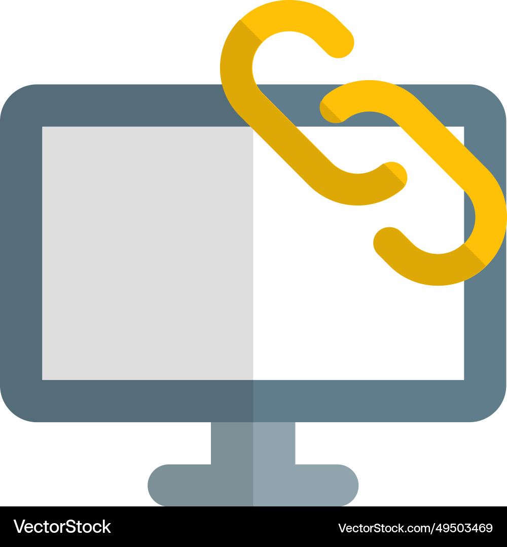 Online content access through a web address vector image