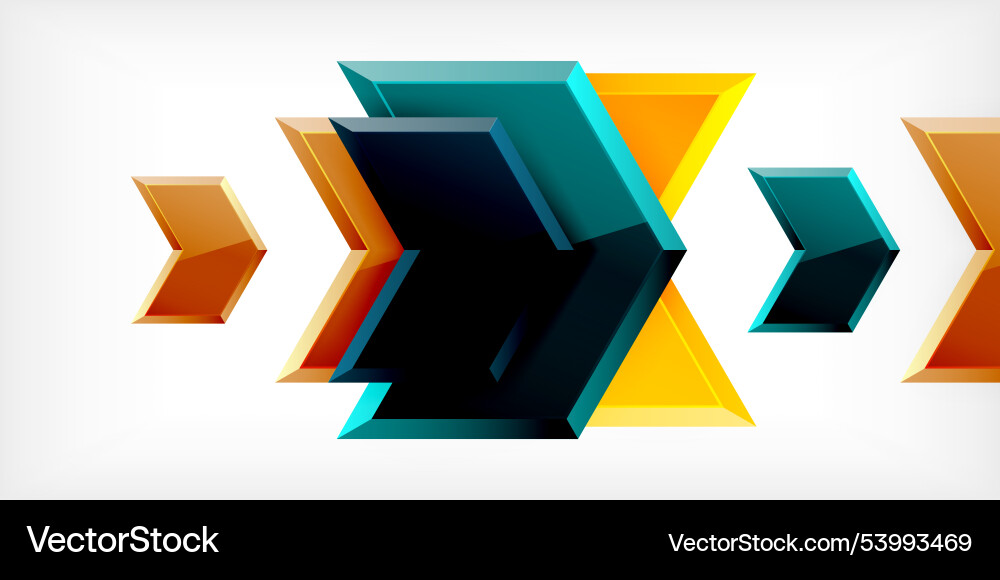 Technology dynamic arrow geometric background Technology dynamic arrow geometric background Vector Image