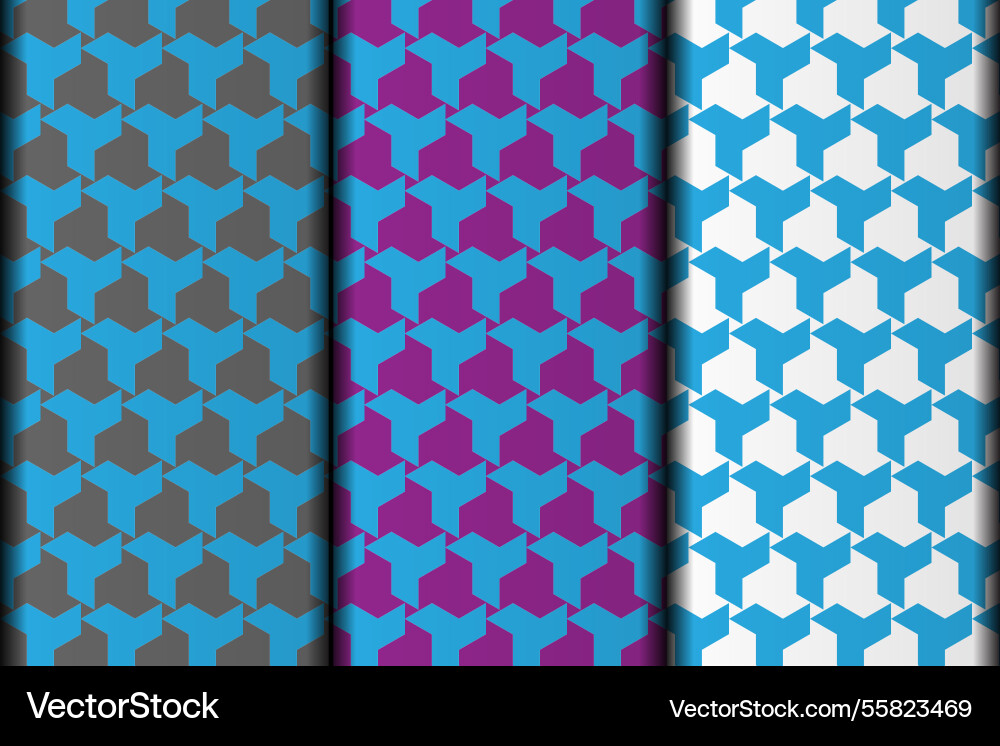 Triangle simple pattern design element vector image